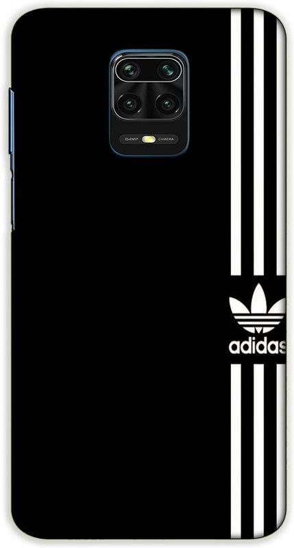iprinto Back Cover for Redmi Note 10 Lite, Mi Redmi Note 9 Pro Adidas Black Back Cover  (Black, Hard Case, Pack of: 1)