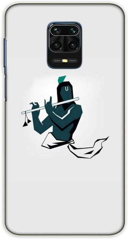 iprinto Back Cover for Redmi Note 10 Lite, Mi Redmi Note 9 Pro Krishna Kanha Back Cover  (White, Hard Case, Pack of: 1)