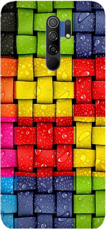 METOO Back Cover for REDMI 9 PRIME, Color Box, Amazing Design Print Back Cover Print : 103  (Multicolor, Dual Protection, Silicon, Pack of: 1)