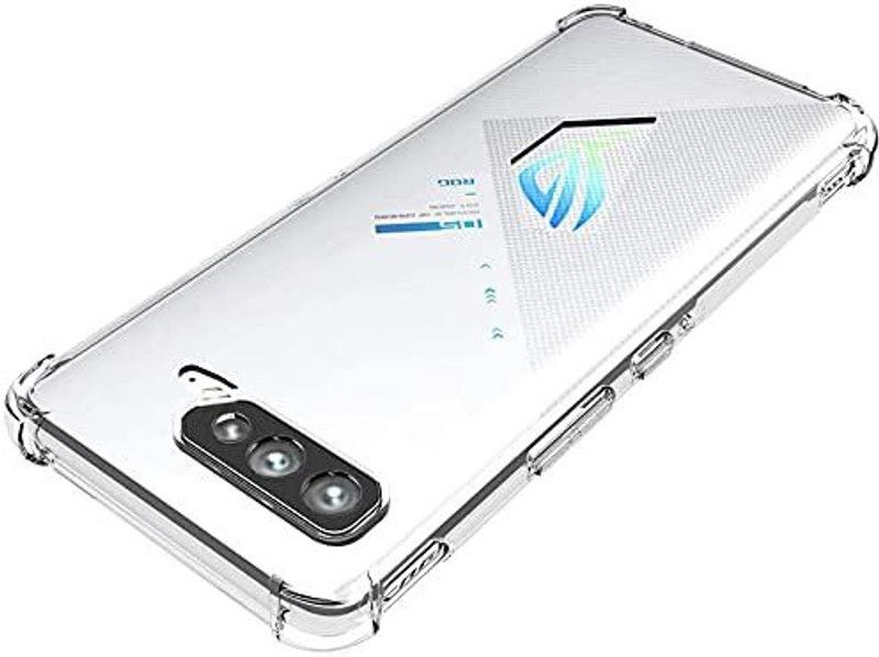 LIKEDESIGN Back Cover for ASUS ROG Phone 5  (Transparent, Shock Proof, Silicon, Pack of: 1)