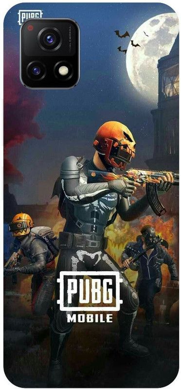 Bluvver Back Cover for Vivo Y72 5G, V2060, Printed Pubg Game Back Cover  (Multicolor, Hard Case, Pack of: 1)