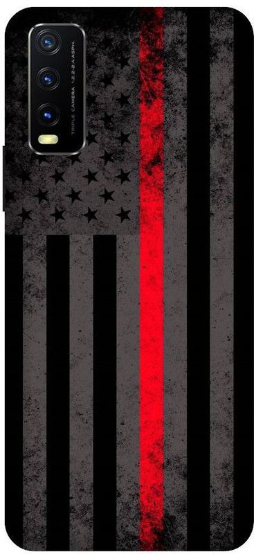 URCHIN Back Cover for Vivo Y20G America Flag, American Flag, America  (Multicolor, Shock Proof, Pack of: 1)