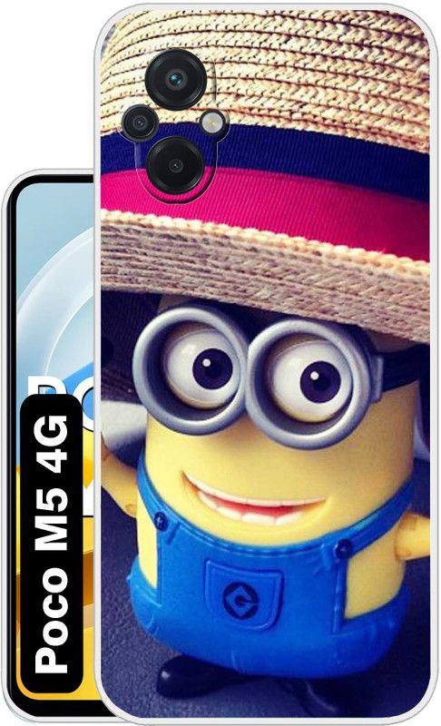 Case Club Back Cover for POCO M5, POCO M5 4G  (Yellow, Silicon, Pack of: 1)