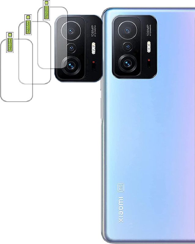 EJZAT Back Camera Lens Glass Protector for Xiaomi 11T Pro 5G CAMERA PROTECTOR  (Pack of: 3)