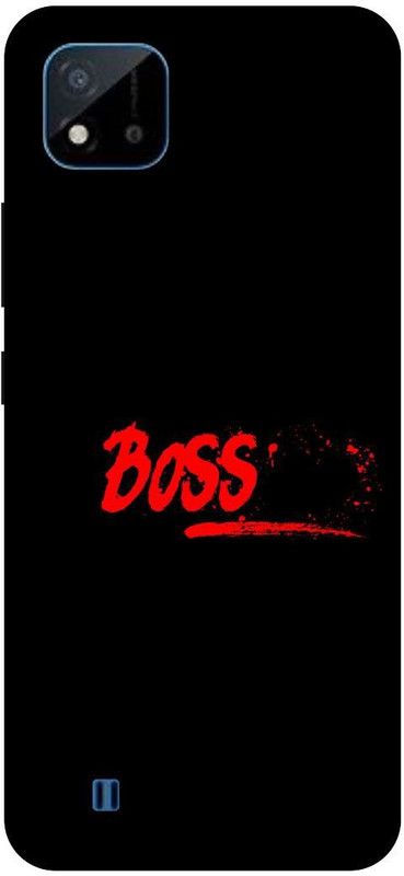 Bluvver Back Cover for Realme C20,RMX3061, Printed Boss Back Cover  (Multicolor, Hard Case, Pack of: 1)