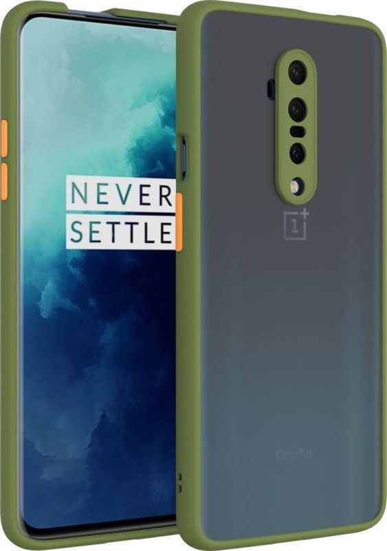FIVE-O Back Cover for OnePlus 7TPRO  (Grey, Camera Bump Protector, Pack of: 1)