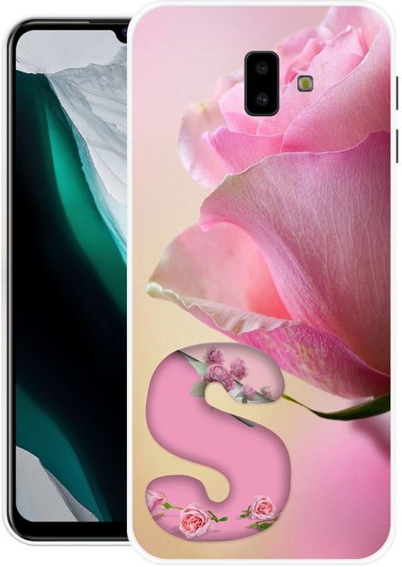 PINKZAP Back Cover for Samsung Galaxy J6 Plus  (Pink, Beige, Grip Case, Silicon, Pack of: 1)