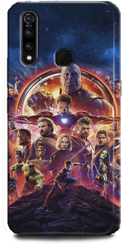 INDICRAFT Back Cover for Vivo Z1Pro, Vivo 1951, Avengers, Printed  (Multicolor, Shock Proof, Pack of: 1)