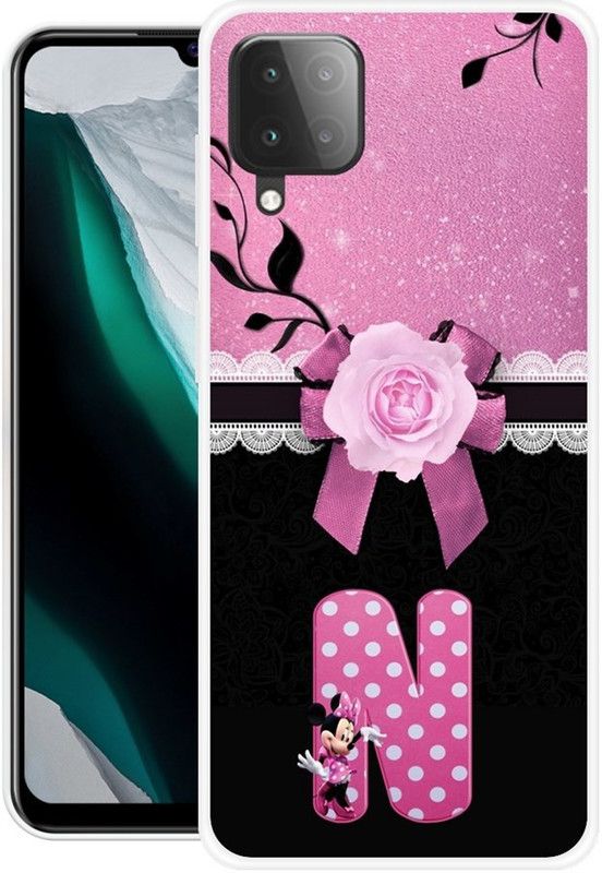 BLUEBUG Back Cover for Samsung Galaxy M62  (Pink, Black, Grip Case, Silicon, Pack of: 1)