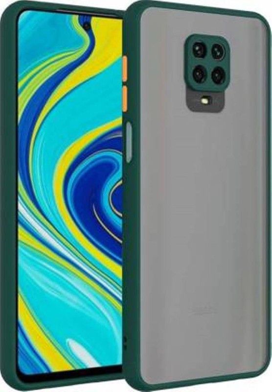 CHATURVEDH Back Cover for Redmi Note 9 Pro  (Green, Dual Protection, Pack of: 1)