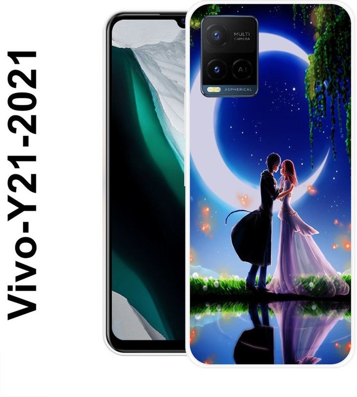 INDIALAND Back Cover for Vivo Y21, Vivo Y21 2021, Vivo Y33s, Vivo Y21T, Vivo Y21A, Vivo Y21E, Vivo Y33T  (Multicolor, Grip Case, Silicon)