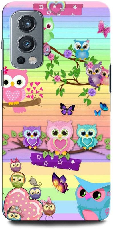 ORBIQE Back Cover for OnePlus Nord 2 5G OWL, TRIPPY, WORLD, EYE, USA, ILLUMINATI, OWL KINGDOM  (Multicolor, Hard Case, Pack of: 1)