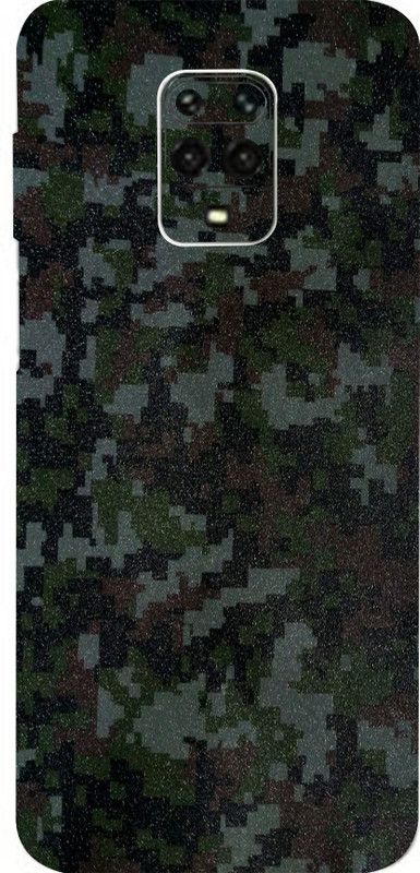 BugguSkin Redmi Note 10 Lite, redmi note 10 lite Mobile Skin  (Ultra Super Camouflage Digital Skin With High Matte Finish., Mobile Skin (Back+Side+Camera))