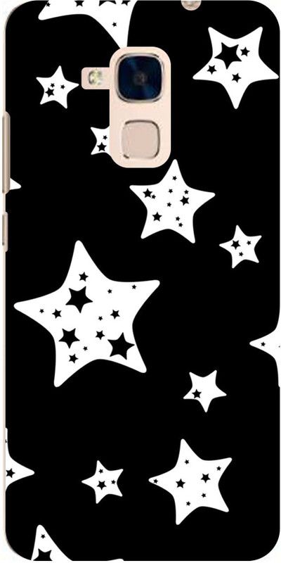 Sankee Back Cover for Honor 4C  (Black, White, Hard Case)