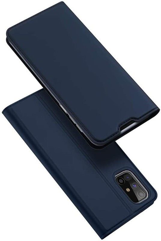 Elica Flip Cover for Samsung Galaxy M31s  (Blue, Shock Proof, Pack of: 1)