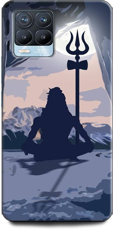 Afterglow Back Cover for Realme 8, RMX3085 MAHADEV TRISHUL, MAHADEV, MAHAKAL, OM, SHIV, TRISHUL  (Multicolor, Shock Proof, Pack of: 1)