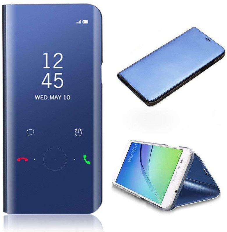 Elica Flip Cover for Samsung Galaxy M10  (Blue, Shock Proof, Pack of: 1)