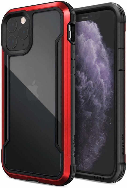 E-Sell Enterprise Back Cover for Apple iPhone 11 Pro(5.8"inch) Military Grade Drop Tested,Protective "Defense Shield Series Case"  (Red, Shock Proof)