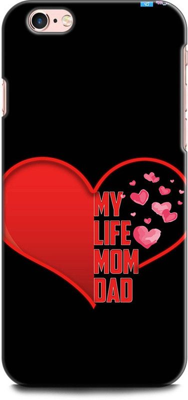 KEYCENT Back Cover for APPLE iPhone 6s Plus MOTHER, MAA, FATHER, LIFE LINE, I LOVE MY MOM DAD  (Multicolor, Shock Proof, Pack of: 1)