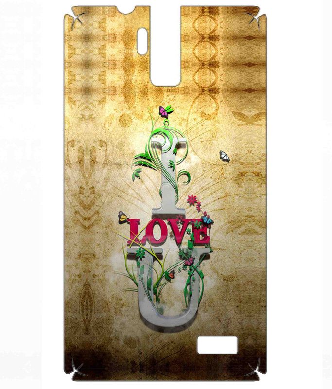 Snooky Karbonn A6 Turbo Mobile Skin  (Brown)