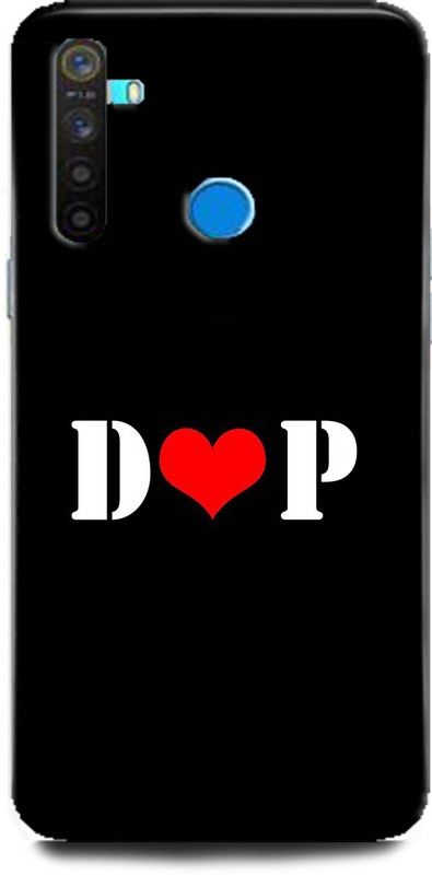 Afterglow Back Cover for Realme 5 D P, D LOVES P, NAME, LETTER, ALPHABET, DP LOVE, HART  (Multicolor, Shock Proof, Pack of: 1)
