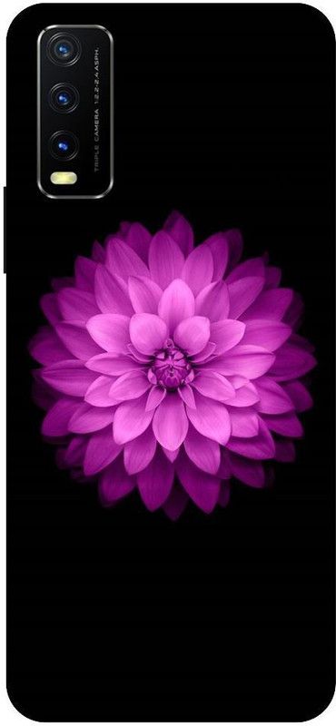 URCHIN Back Cover for Vivo Y12S iphone flower,neon,flowers, roses, floral, tropical, natural  (Multicolor, Shock Proof, Pack of: 1)