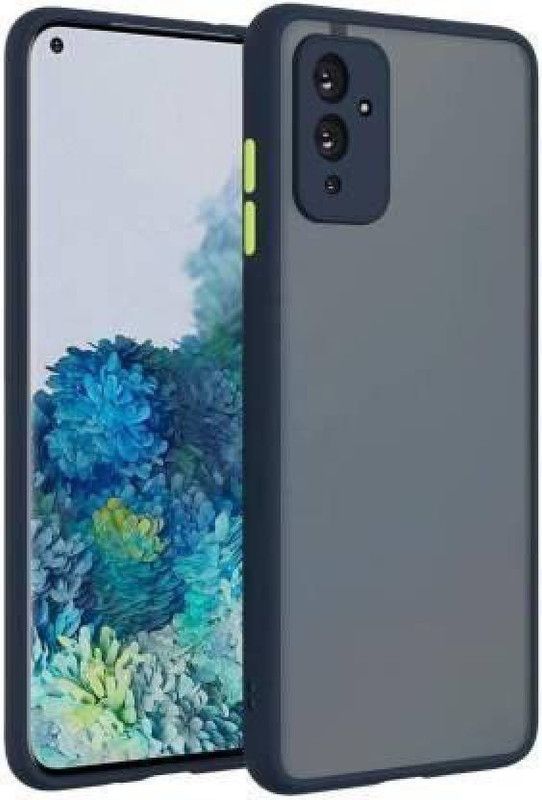 FIVE-O Back Cover for OnePlus 9  (Blue, Camera Bump Protector, Pack of: 1)