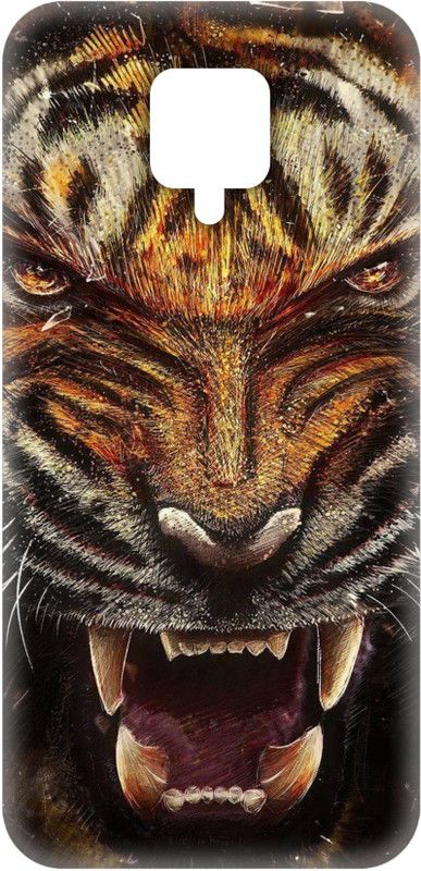 Smutty Back Cover for Mi Redmi Note 9 Pro, M2003J6A1I - Lion Print  (Multicolor, Hard Case, Pack of: 1)
