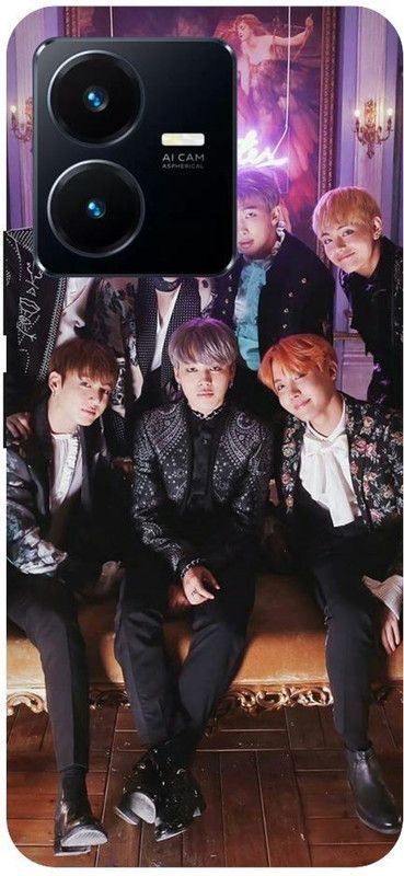 Vinsmoke Back Cover for Vivo Y35 BTS, BTS Logo, BTS Army, Bangtan, Kpop415  (Multicolor, Shock Proof, Pack of: 1)