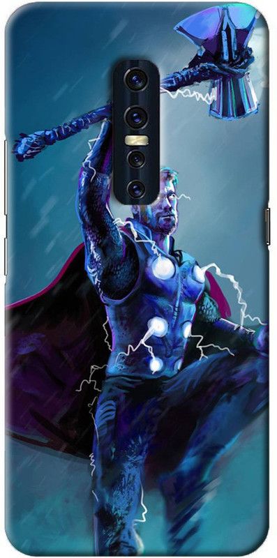 NDCOM Back Cover for VIVO V17 PRO Avengers End Game Thor With Axe Printed  (Multicolor, Hard Case, Pack of: 1)
