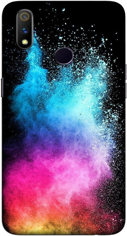 CROKIAN Back Cover for Realme 3 Pro Colorfull design Back Cover  (Multicolor, Hard Case, Pack of: 1)