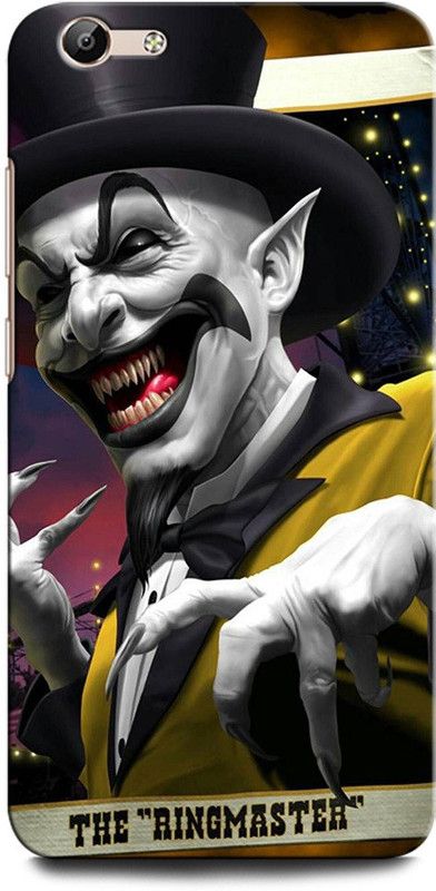 GRAFIQE Back Cover for Vivo Y69 1714 THE RINGMASTER, JOKER, EVIL, HORROR, ART, CREEPY, SCRAY  (Multicolor, Shock Proof, Pack of: 1)