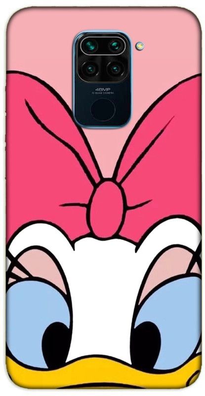 iprinto Back Cover for Mi Redmi Note 9 donald duck Back Cover  (White, Hard Case, Pack of: 1)