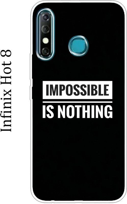 SillyStore Back Cover for Infinix Hot 8  (Multicolor, Grip Case, Silicon, Pack of: 1)