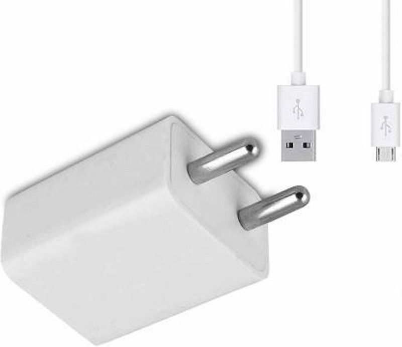 Majron NA 2.4 A Mobile 2.4Charger-11 Charger with Detachable Cable  (White)