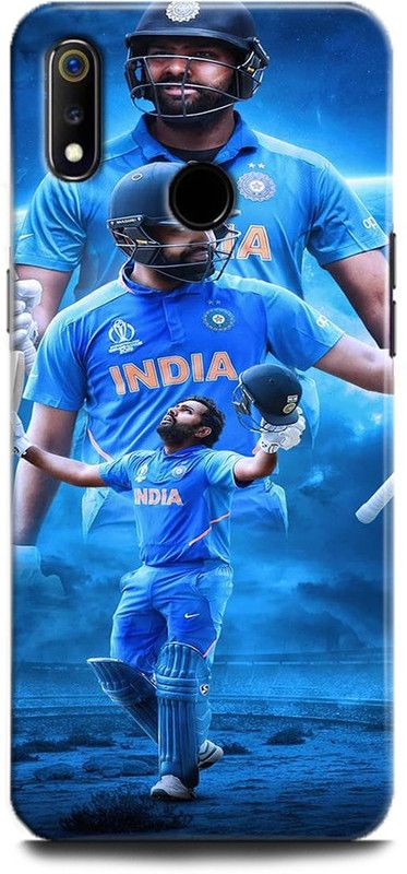 Afterglow Back Cover for Realme 3 HITMAN, ROHIT SHARMA, CRICKET, SHARMA JI KA LONDA  (Multicolor, Shock Proof, Pack of: 1)