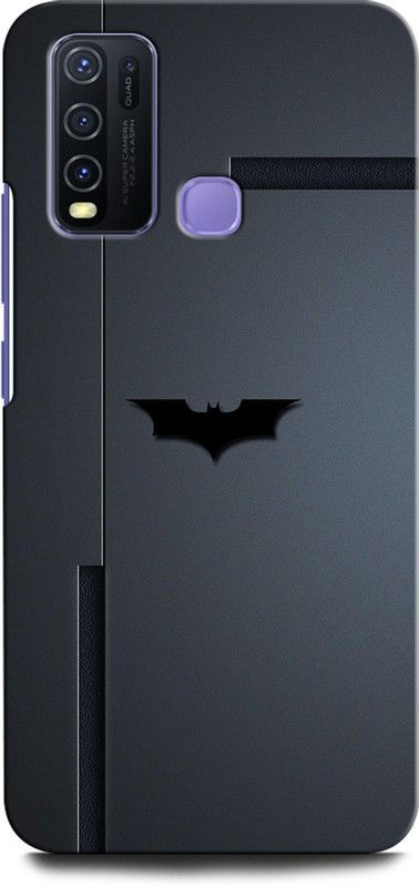 GRAFIQE Back Cover for Vivo Y50 BATMAN, DARK KNIGHT, SUPERHERO, DC COMIC, BATMAN LOGO,  (Multicolor, Shock Proof)