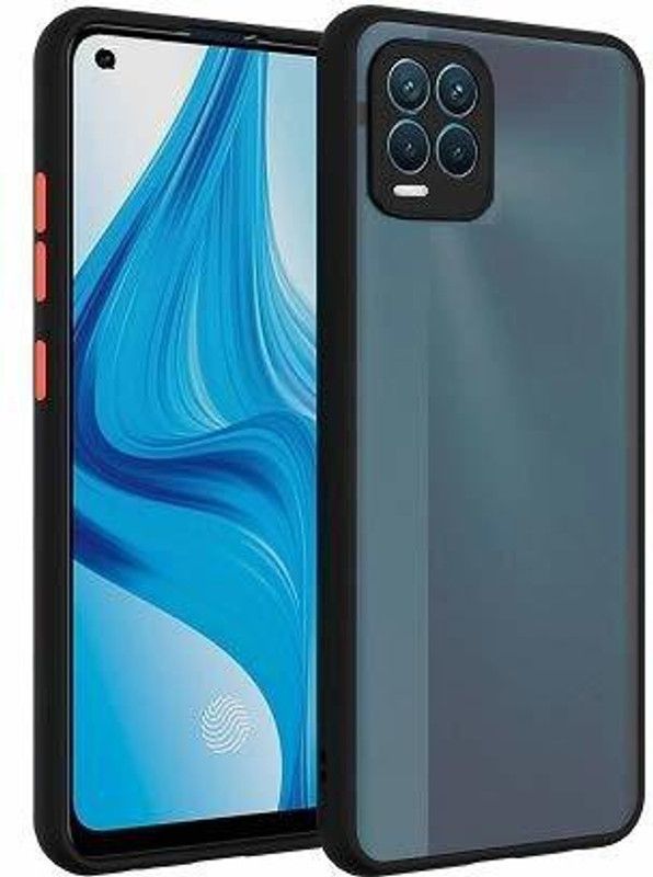 Mobile Mart Back Cover for Realme 8 4G, Realme 8 Pro  (Black, Camera Bump Protector, Pack of: 1)