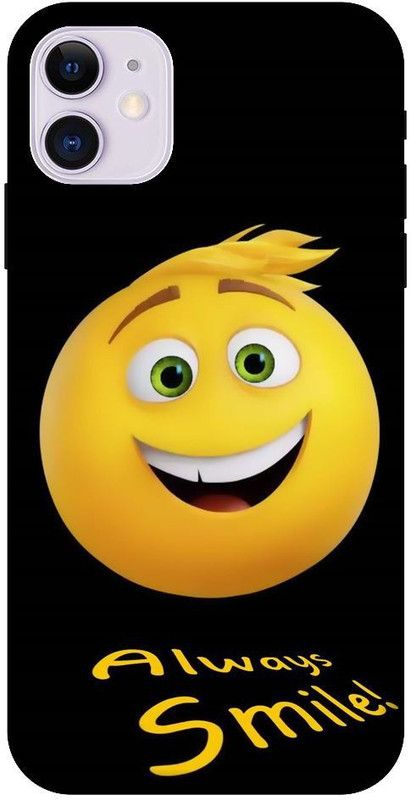 BYXIS Back Cover for iphone 11 smiley, Emoji, Cute, funny, Smile  (Multicolor, Shock Proof, Pack of: 1)
