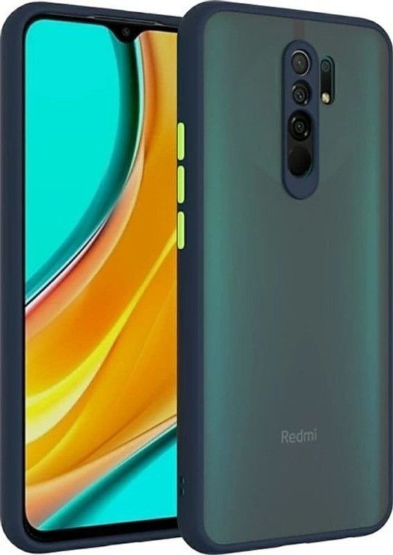 ALONZO Pouch for Mi Redmi 9 Prime  (Blue, Camera Bump Protector, Pack of: 1)