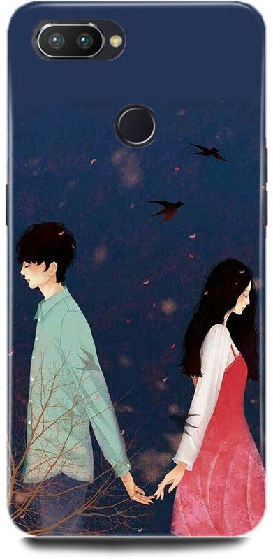 JUGGA Back Cover for OPPO F9 Pro, CPH1823, ANIME, GIRL, BOY, LOVELY,GIRL, CUTE, COUPLE  (Blue, Hard Case, Pack of: 1)