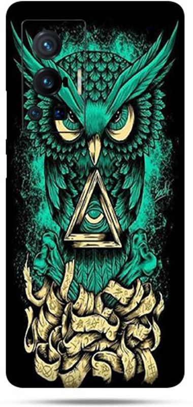 Mclaxa mclaxa-Vivo X70 Pro Angry Owl Mobile Skin  (Skin With Super matte finish)