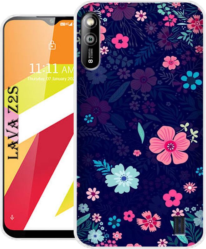 Coolcase Back Cover for Lava Z2s, Lava Z2s Back Cover  (Multicolor, Grip Case, Silicon)