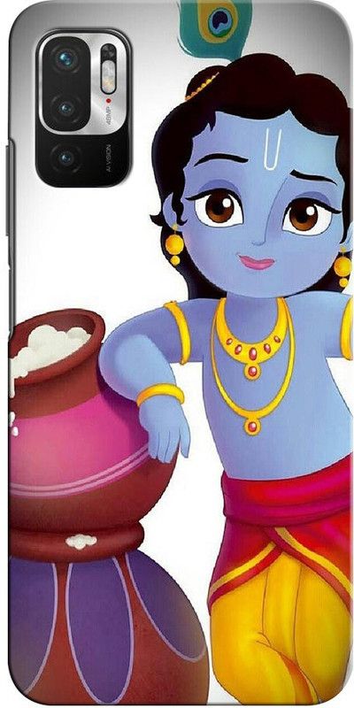 ORBIQE Back Cover for POCO M3 Pro MZB0956IN KRISHNA, LORD KRISHNA, VASUDEV, GOD, KRISHN KANHIYA, RADHA  (Multicolor, Hard Case, Pack of: 1)