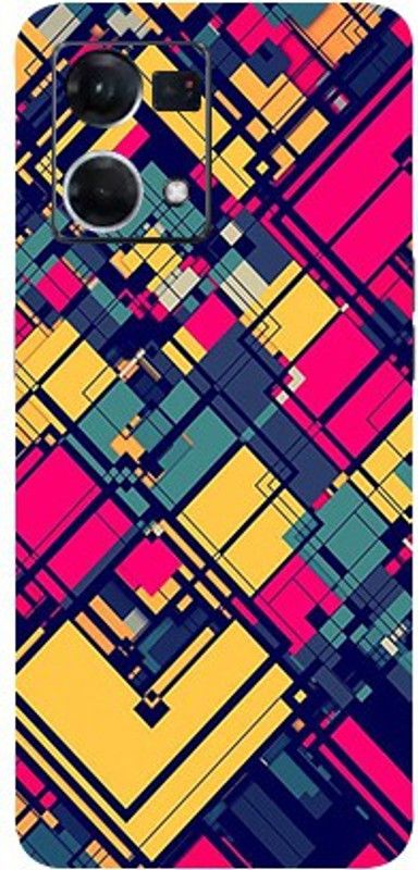 AsSkin Oppo F21 Pro 4G, oppo f21 pro 4g, oppo f21 pro 4g Mobile Skin  (Ultra Super Pattern Lines Skin With High Matte Finish..0786)