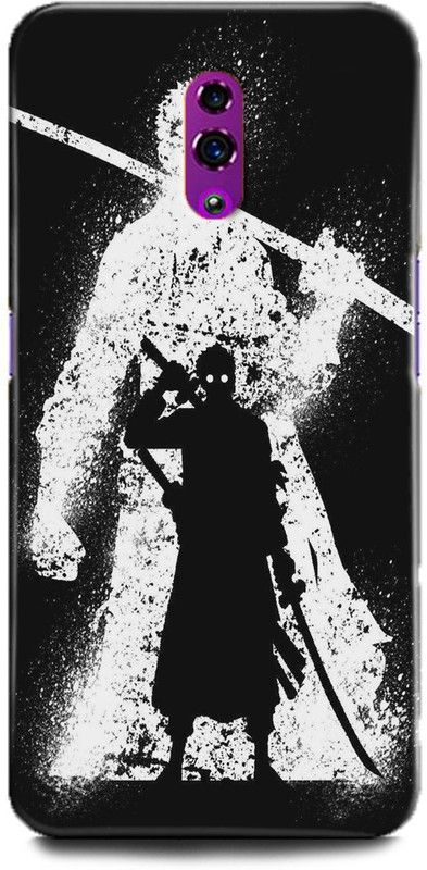 INTELLIZE Back Cover for Oppo Reno/CPH1919 samurai-worrior,Printed  (Multicolor, Shock Proof, Pack of: 1)