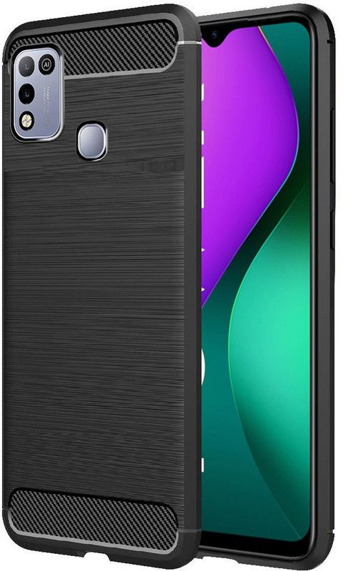 SMARTPOCKET Back Cover for Infinix Smart 5  (Black, Flexible, Pack of: 1)