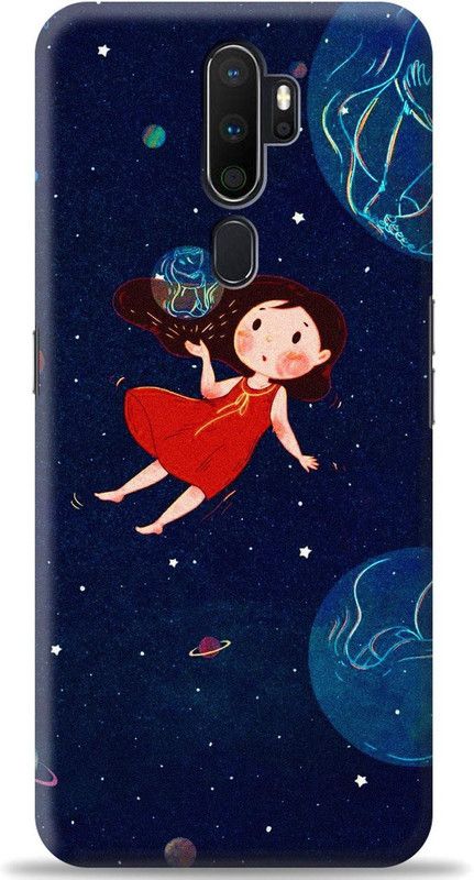 Crafter Back Cover for Oppo A9 2020  (Blue, Shock Proof, Pack of: 1)