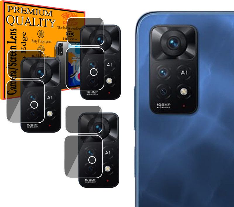 DAFFIN Back Camera Lens Glass Protector for Redmi Note 11 Pro 5G  (Pack of: 3)
