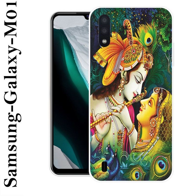 REDFLY Back Cover for Samsung Galaxy M01  (Multicolor, Grip Case, Silicon)